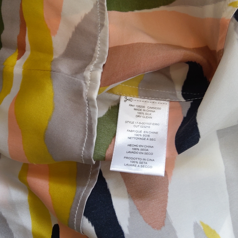 Equipment camo print silk blouse - Picture 8 of 16